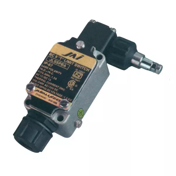 JAIBALAJI BC9 ‘T’ Series Oil Tight Limit Switch With Side Push Button Adjustable 1 NO + 1 NC Contact, JLSSPBA