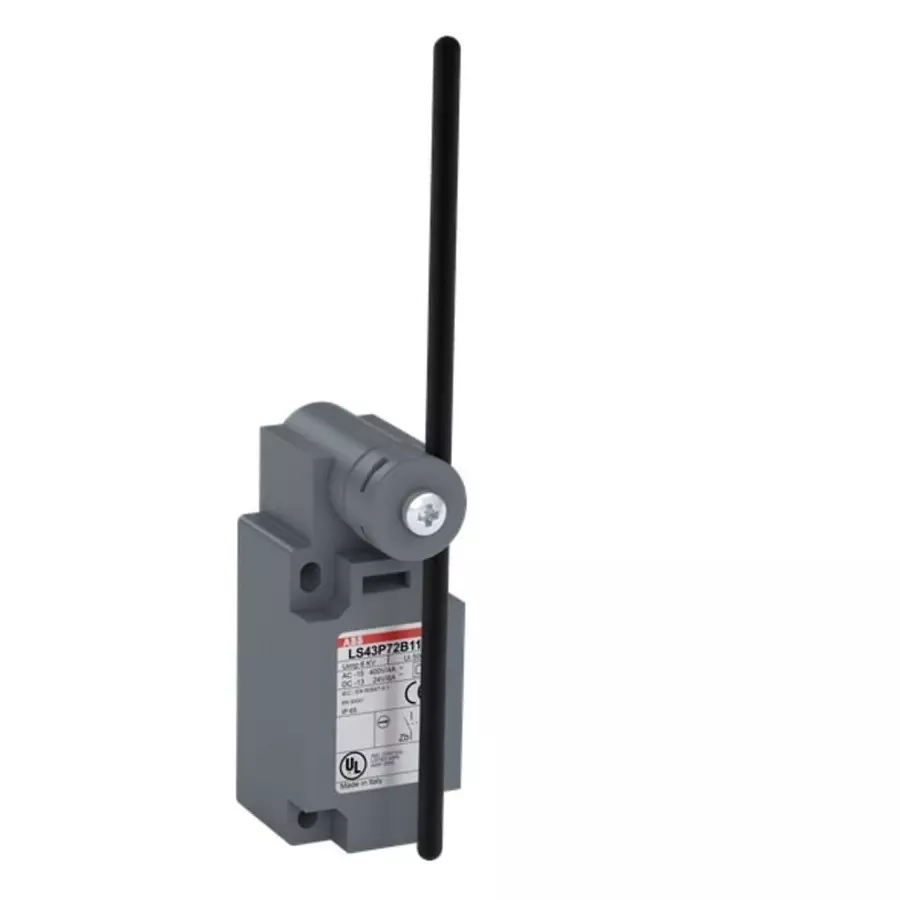 ABB Roller Lever Limit Switch, 1NO/1NC, IP66, Zinc Alloy Housing, 400 V AC ac Max, 1SBV010772R1211