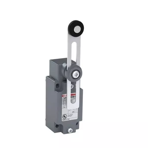 ABB Limit Switch Non-Illuminated Screw Termination 10 Amp Roller Lever Actuator 300 V DC, LS45M51B11