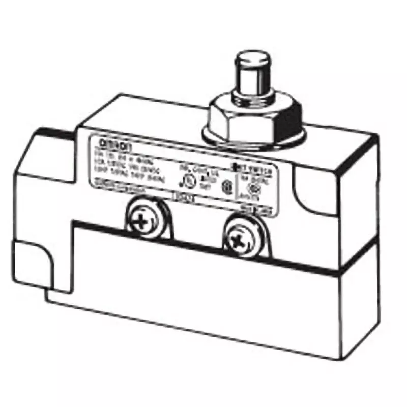 Omron Regular-Use Enclosed Switch Side Mounting Type Ze/Xe Plunger Shape, XE-Q-2