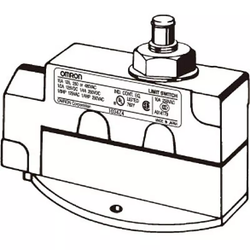 Omron General-Purpose Enclosed Switch Base Mounting Plunger Shape, ZV-Q-2