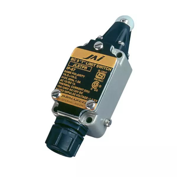 JAIBALAJI BC9 ‘T’ Series Oil Tight Limit Switch With Top Push Roller Type 1 NO + 1 NC Contact, JLSTPR