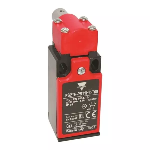 Carlo Gavazzi Limit Switch 10 Amp 2 NC, PS21H-NT02HZ-T00