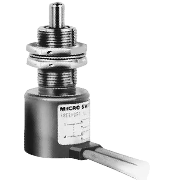 Honeywell Limit Switch Non-Illuminated Wire Lead Termination 4 Amp Plunger Actuator 28 V DC, 1CH28