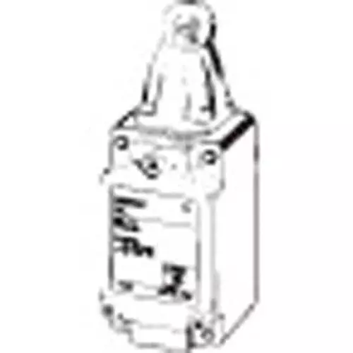 Omron 2-Circuit Limit Switch Seal, Top Roller, Plunger, WLD28-LDS-DTGJS-N