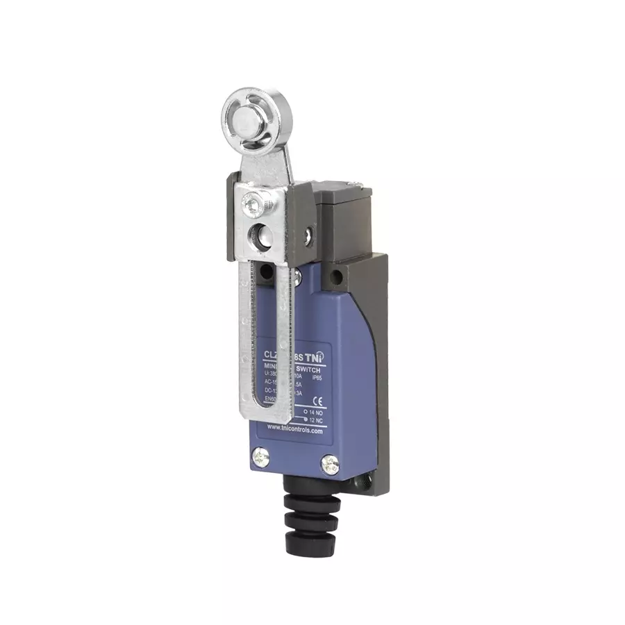 TNI Adjustable Roller Lever (Metal Roller) Limit Switch Aluminium Base and High Grade ABS Cover and 750 g Operating Force, CLZ-8108S