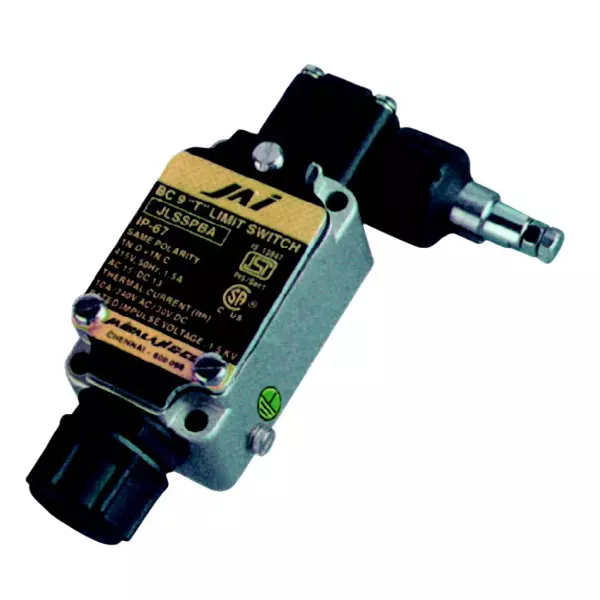 JAIBALAJI BC9 Series Oil Tight Limit Switch With Side Push Button Type 1 NO + 1 NC Contact, JLSSPBA