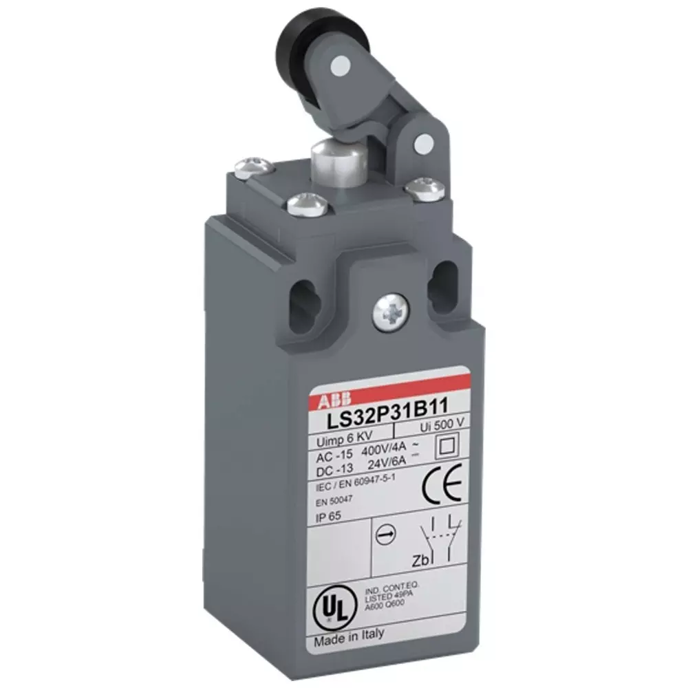 ABB Plunger Limit Switch, 1NO/1NC, IP65, Plastic Housing, 400 V AC ac Max, 1SBV010331R1211 (Pack of 10)