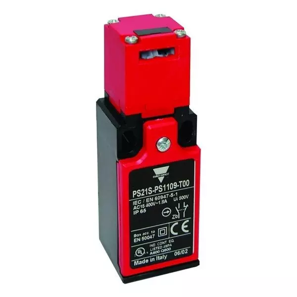 Carlo Gavazzi Limit Switch 10 Amp 1 NO + 1 NC, PS21S-NT1109-T00