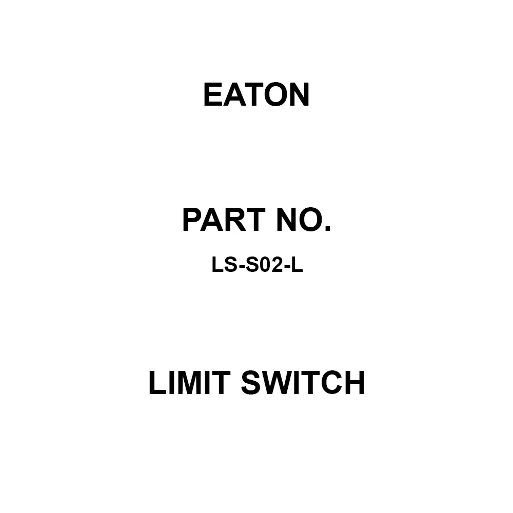 EATON Limit Switch Screw Termination DIN Rail Mount, LS-S02-L