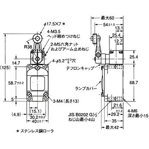 Omron 2-Circuit Limit Switch IP67 Portection, WLGCA2-LDS