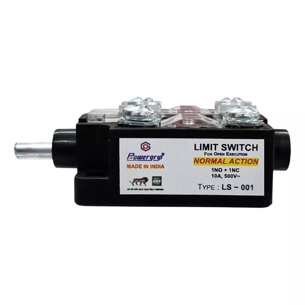 PowerGrip Open Execution Limit Switch Normal (1NO + 1NC) LS-001 Type 10 A Current