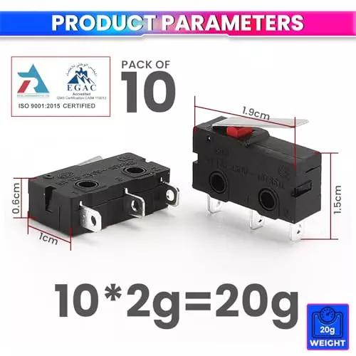 amicitech-micro-limit-switch-5-a-250-vac-3-pin-spdt-1no-1nc-compact-for-cnc-3d-printers-pack-of-10