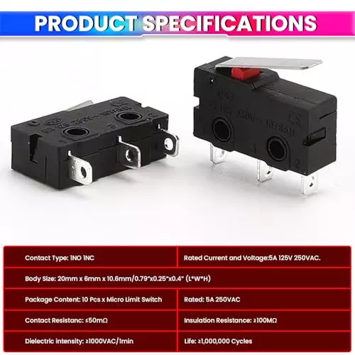 amicitech-micro-limit-switch-5-a-250-vac-3-pin-spdt-1no-1nc-compact-for-cnc-3d-printers-pack-of-10