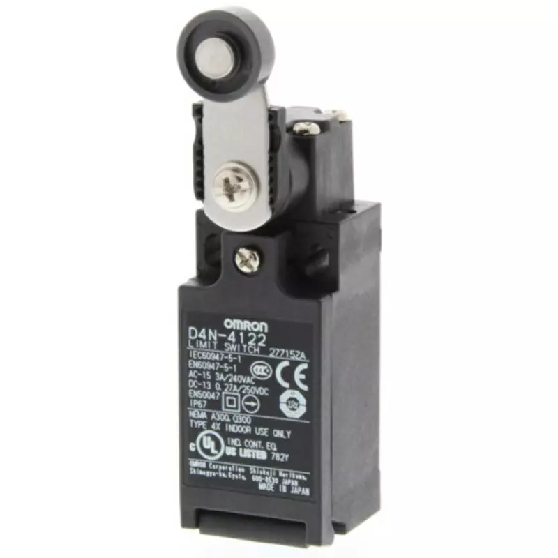 Omron Safety Limit Switch Compact Type 2-Contact Series With Direct Opening Operation, D4N-1126