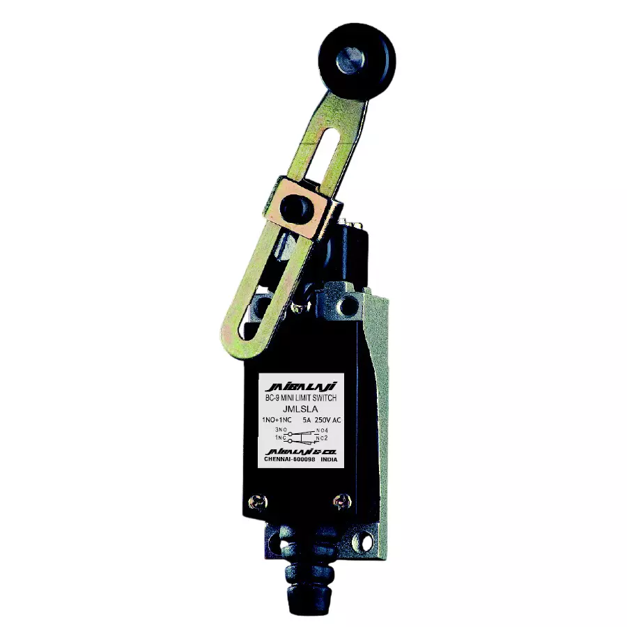 Jai Balaji BC-9 Mini Limit Switch 5 Amp 1 NO + 1 NC Contact, JMLSLA