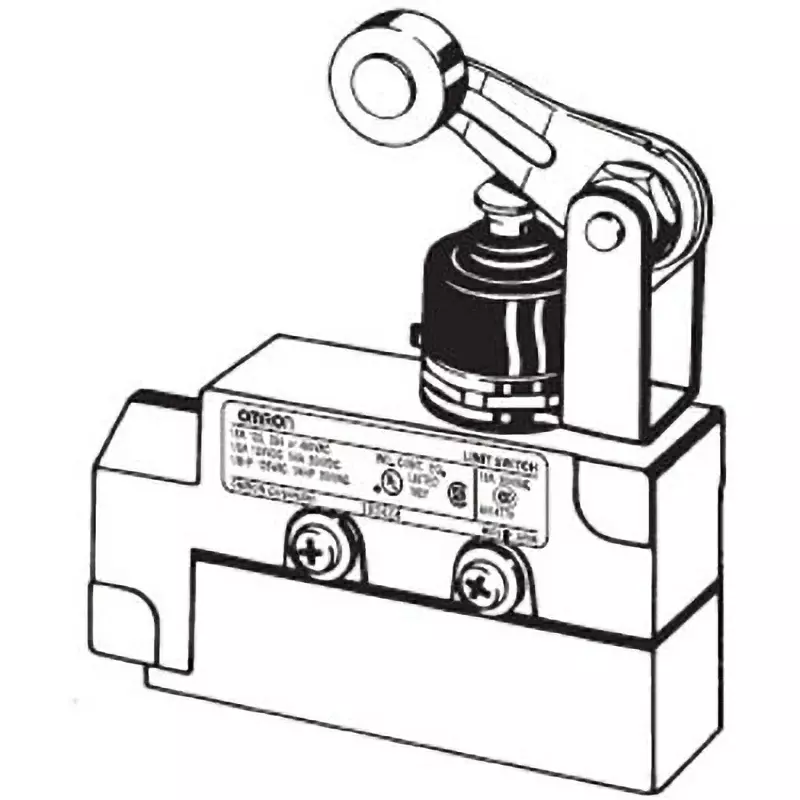 Omron Regular-Use Enclosed Switch Side Mounting Roller Arm Lever Type, XE-NA2-2