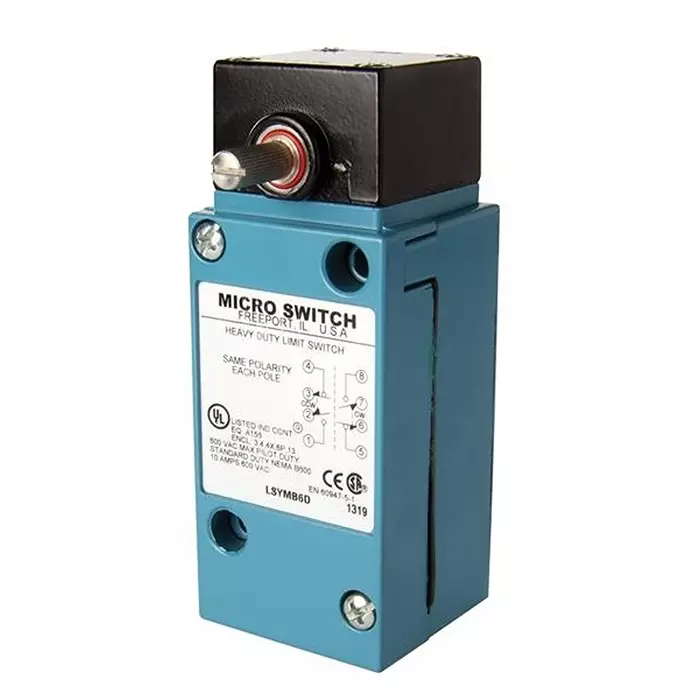 Honeywell Limit Switch Non-Illuminated Screw Termination 10 Amp Side Actuator 250 V DC, LSYMB6D