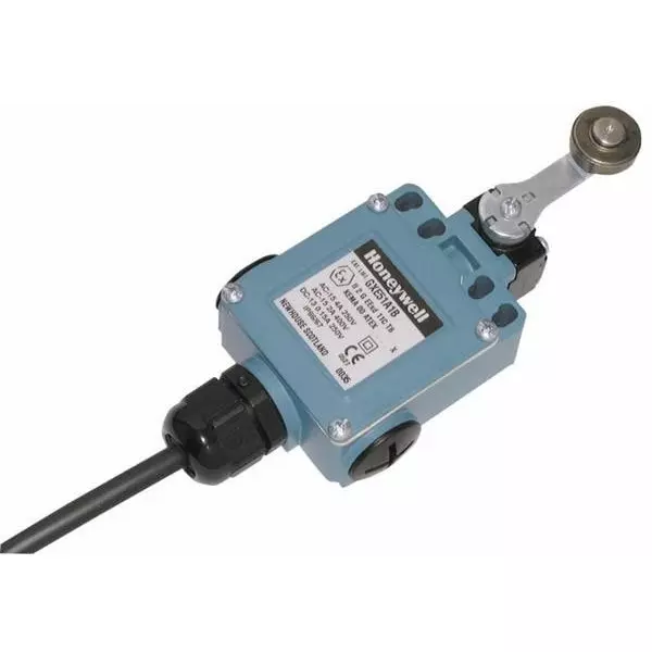Honeywell Limit Switch Non-Illuminated Wire Lead Termination 5 Amp Roller Lever Actuator, GXE51A1B
