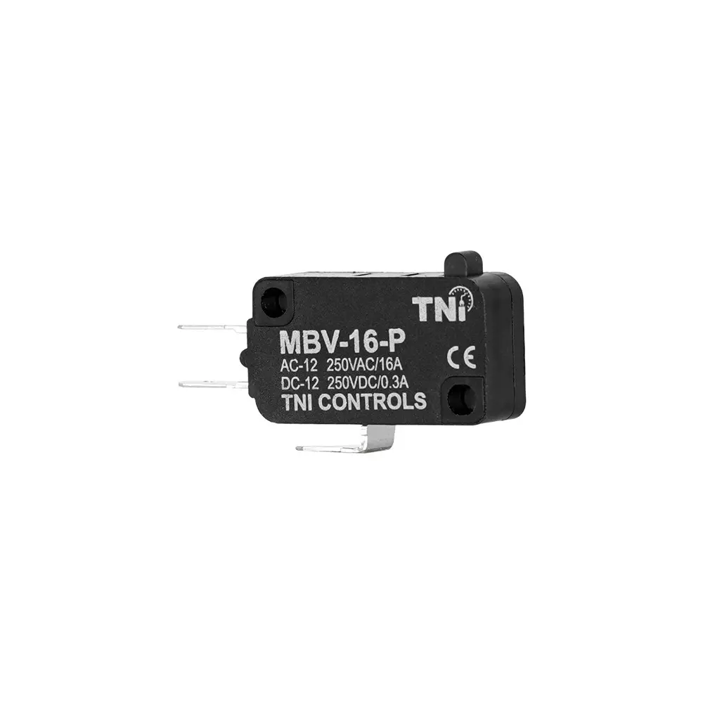 TNI Pin Plunger Micro Limit Switch High Grade ABS Plastic Body and 1.96 N Operating Force, MBV-16-P