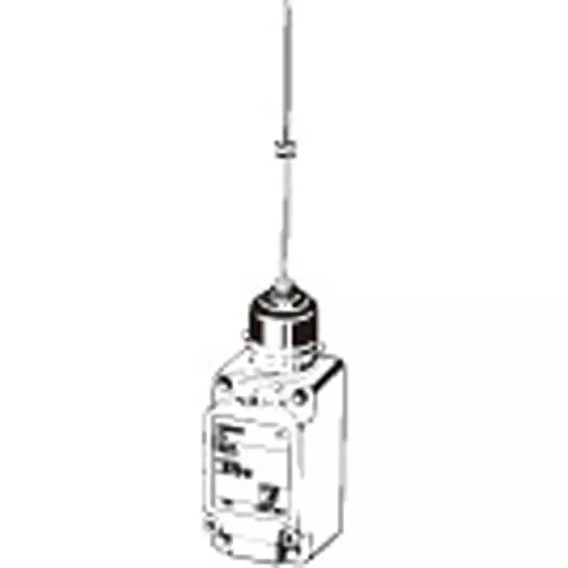 Omron Wl-N Series General Limit Switch Flexible Rod (Steel Wire) General Form, WLNJ-S2140-N5M