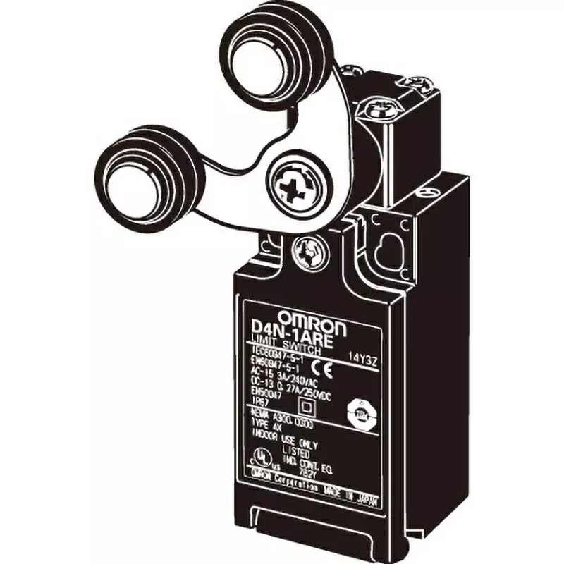 Omron Safety Limit Switch General-Purpose Type 3 Contacts MBB Series, D4N-4ERE