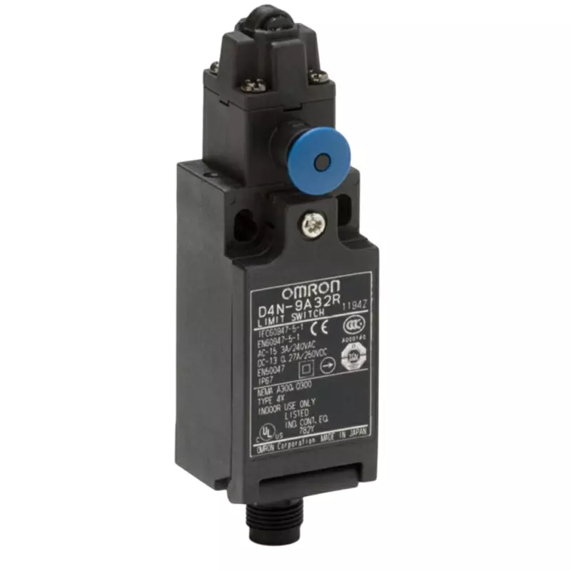 Omron Compact Pull Reset Safety Limit Switch Roller Plunger Type, D4N-4A32R