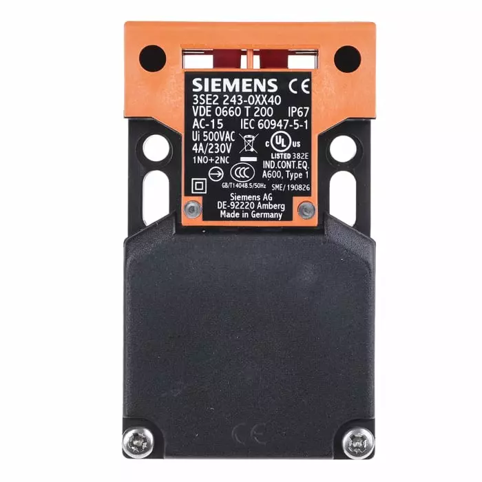 Siemens 3SE2 Series Interlock Switch, NO/NC, IP67, Thermoplastic Housing, 3SE2243-0XX40