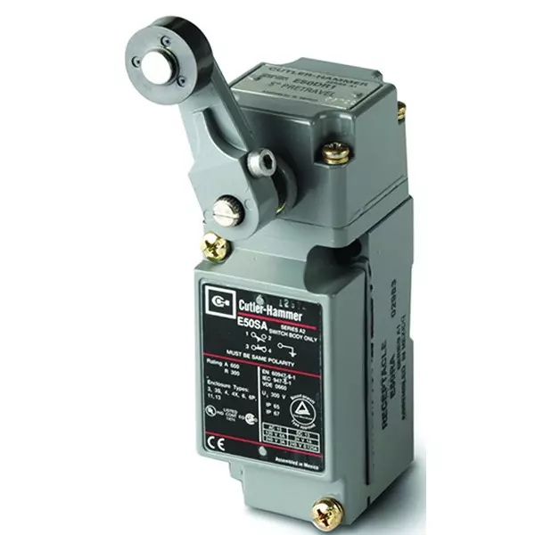 EATON CUTLER HAMMER Limit Switch, Side Rotary, Dpdt, E50Nn1