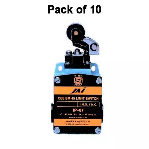 jai-balaji-cee-em-45-series-limit-switch-with-normal-roller-lever-snap-action-2-no-2-nc-contact-10-amp-continuous-current-45-54-pack-of-10