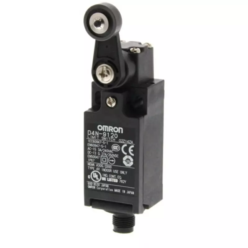 Omron Safety Limit Switch Compact Type 2-Contact Series With Direct Opening Operation, D4N-9132