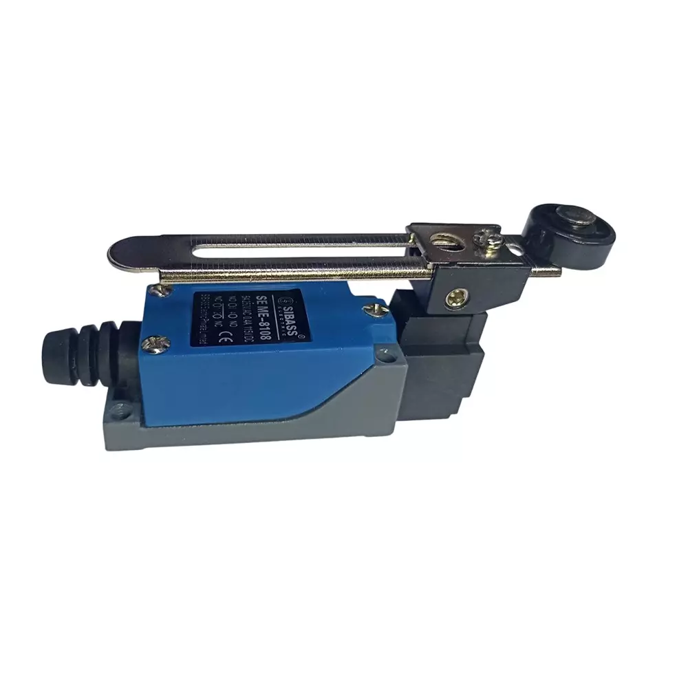 Sibass Electric SE-ME-B Type Limit Switch Plastic Body Roller Lever Adjustable and CE Mark, SE-8108 (Pack of 1OO)