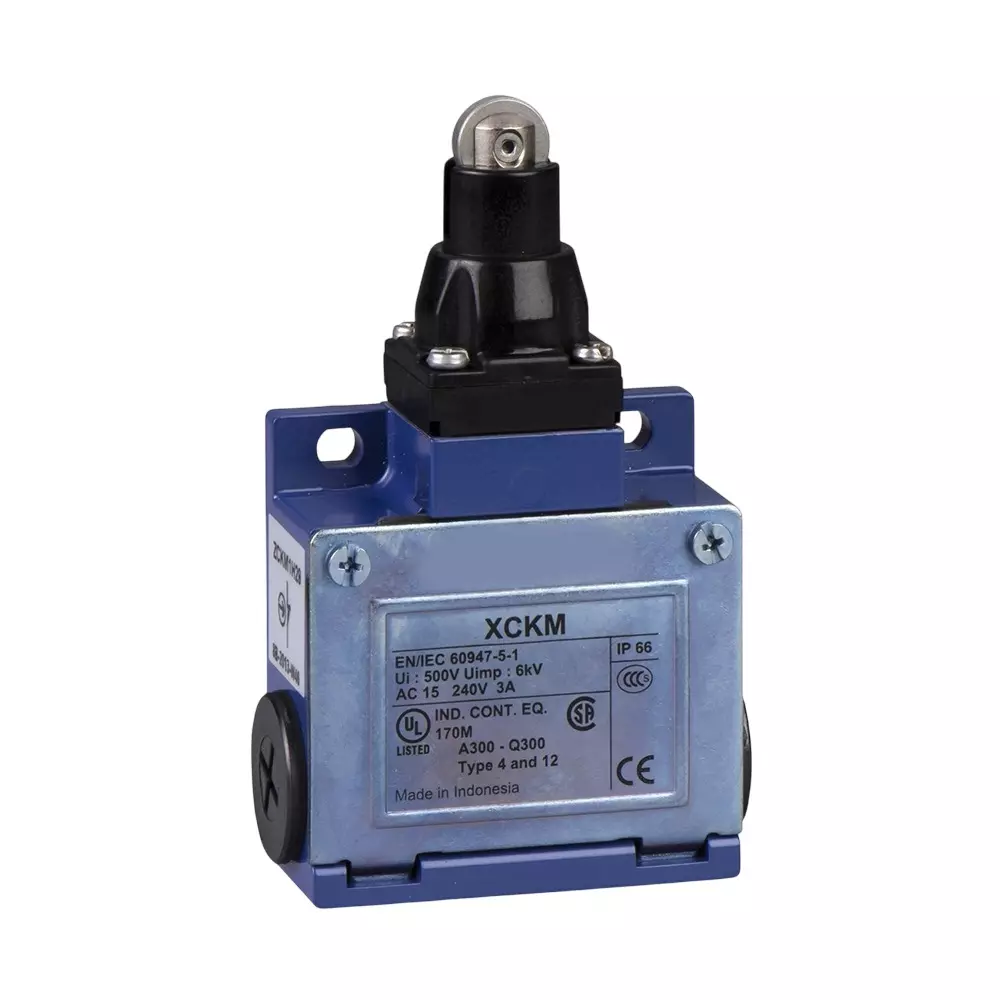 Sibass Electric SE-XCK-M Type Limit Switch Steel Roller Plunger and CE Mark, SE-XCK-M102 (Pack of 100)
