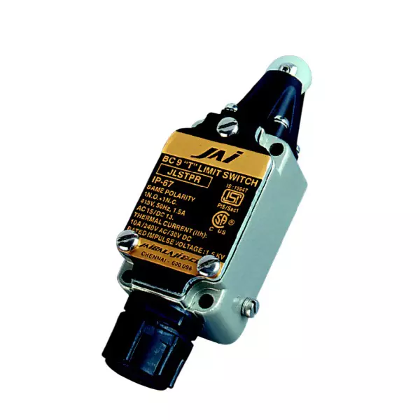 JAIBALAJI BC9 Series Oil Tight Limit Switch With Top Push Roller Type 1 NO + 1 NC Contact, JLSTPR