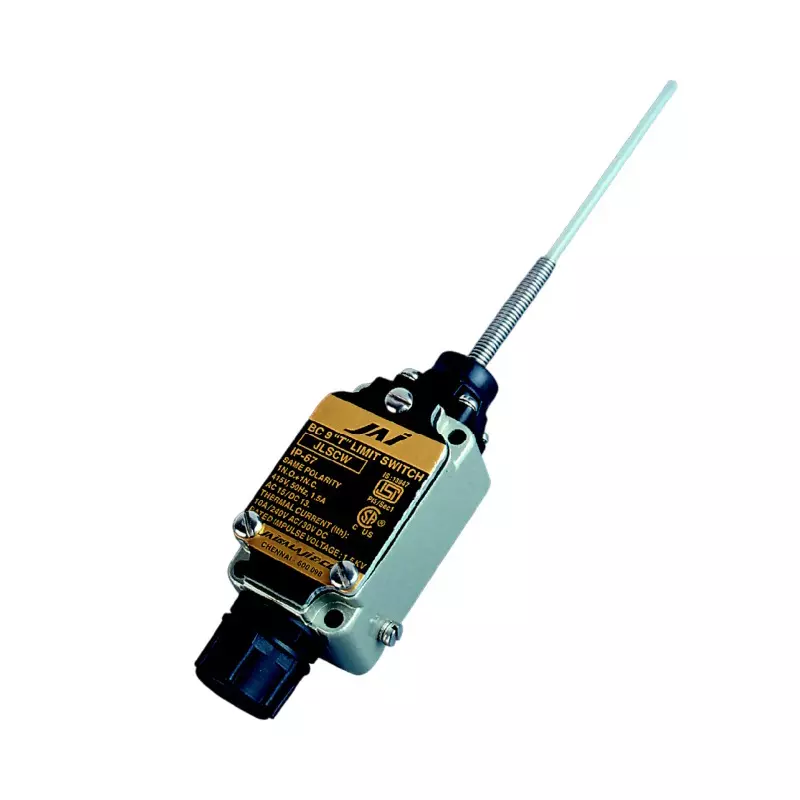 JAIBALAJI BC9 Series Oil Tight Limit Switch With Cat Whisker Nylon Rod 2 NO + 2 NC Contact, JLSNCW