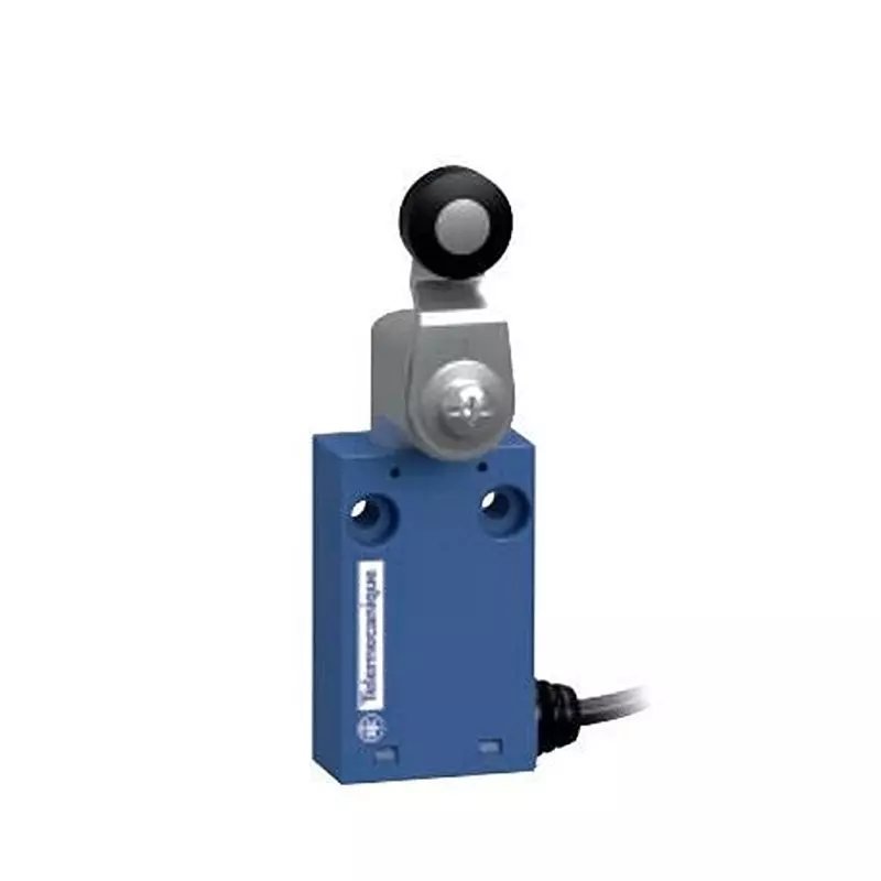 Telemecanique Limit Switch Non-Illuminated Screw Termination ±100 mA, ±750 mA Roller Lever Actuator 250 V DC, XCMH2115L1