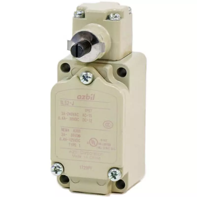 Azbil Compact Limit Switch 1000 A IP67 Straight ,1LS2-J
