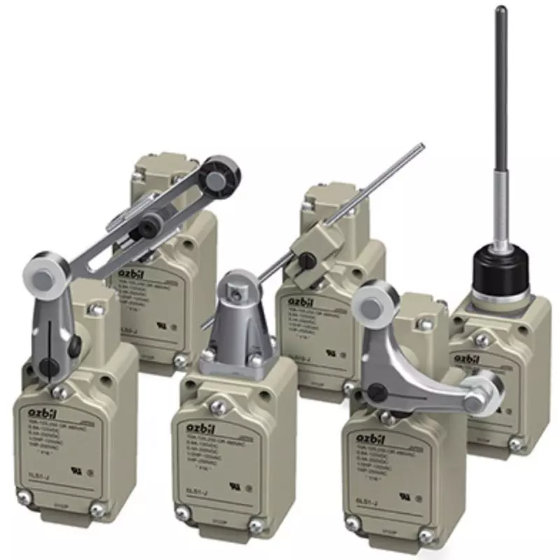 Azbil Compact Limit Switch Adjusting Roller Lever Type Actuator AC 125/250 V Rated Insulation Voltage, 1LS3-JL