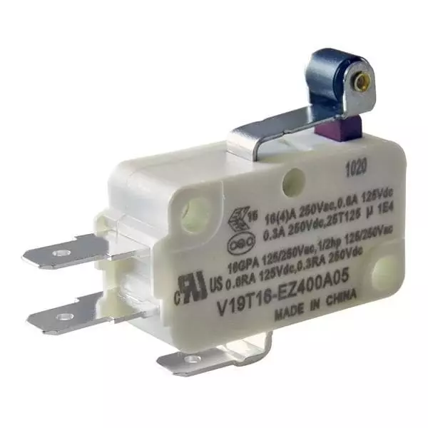 Honeywell Chassis Mount Micro Switch SPDT 250 V AC Quick Connect Termination 16 Amp, V19T16-CZ300B05