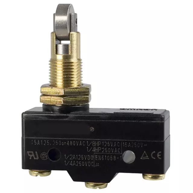 Sibass Electric SE-G Type Micro Switch Top Push Rod With Metal Roller B Type and CE Mark, SE-G-Q21-B (Pack of 500)