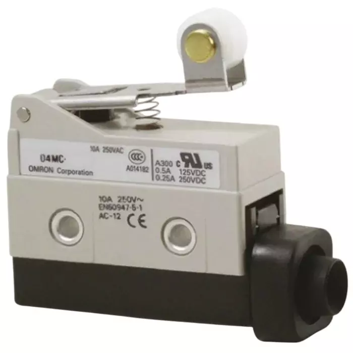 Sibass Electric SE-D4MC Type Micro Switch Top Lever With Band Plastic Roller Size 40 mm and CE Mark, SE-D4MC-3030 (Pack of 200)