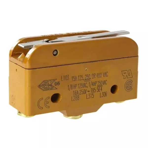 Honeywell Chassis Mount Micro Switch SPDT 250 V AC Screw Termination 15 Amp, BZ-RW84414-A2