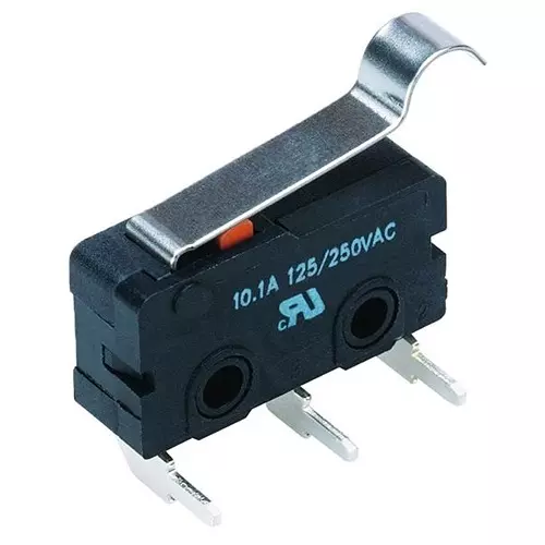 Honeywell Chassis Mount Micro Switch SPDT 250 V AC Quick Connect Termination 100 mA, ZM10B70F01
