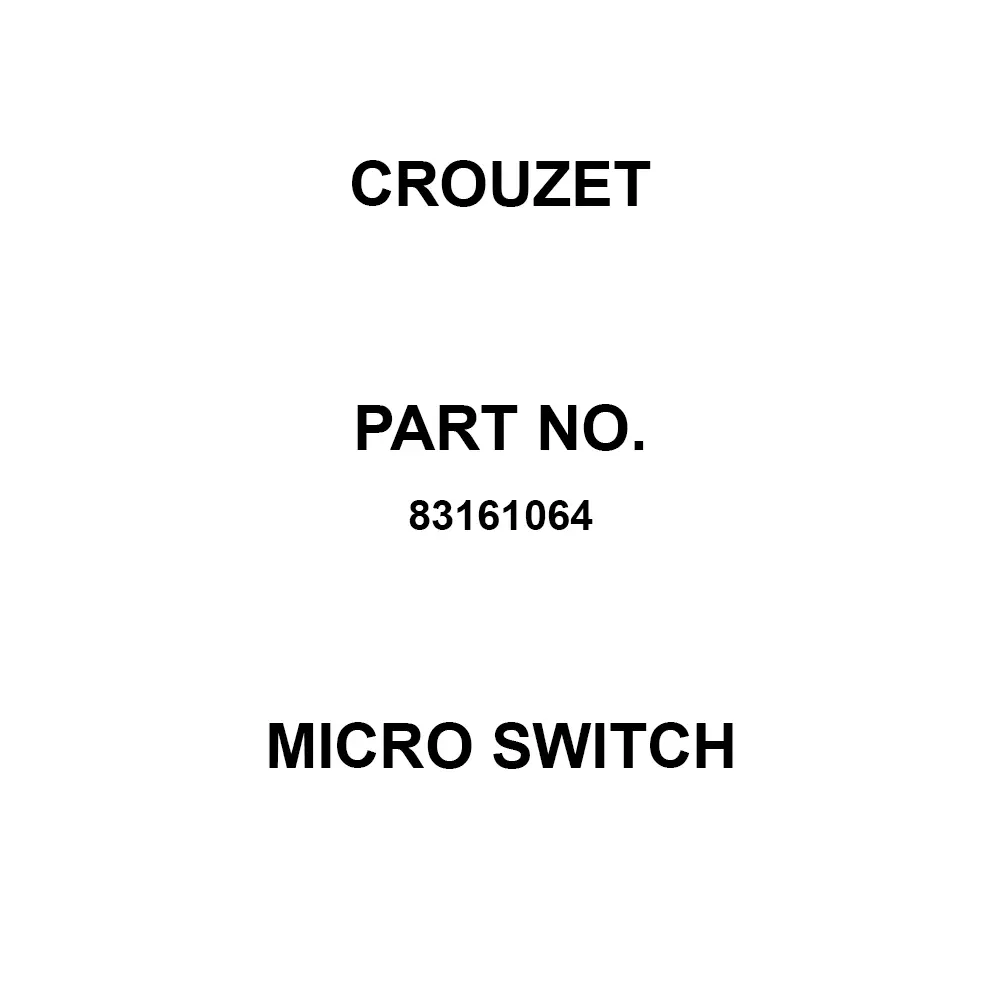 Crouzet Premium Miniature Micro Switch 16 Amp Chassis Mount, 83161064