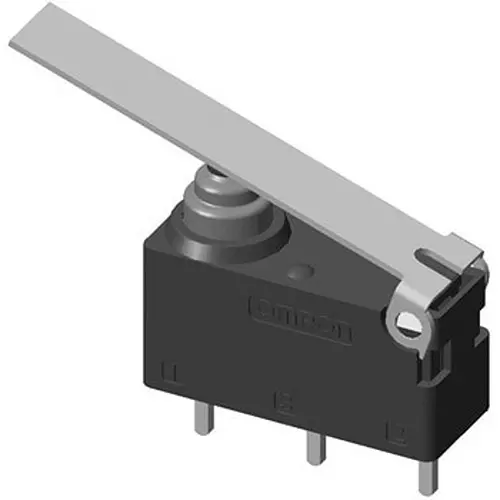 Omron Small Micro Switch Hinge / Long Lever Type, D2HW-C222M-50