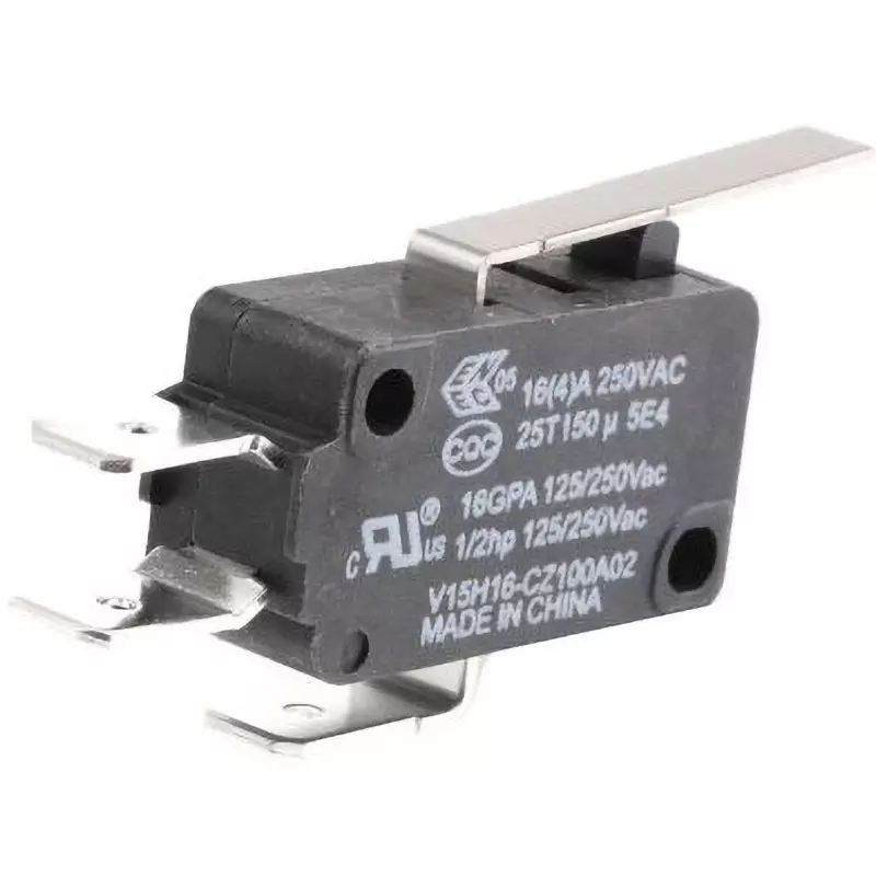 Honeywell Microswitch 16 Amp @250 Vac Contact Current Rating Leaf level Actuator Type, V15H16-CZ100A02