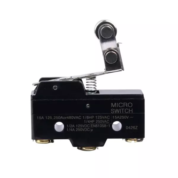 Sibass Electric SE-G Type Micro Switch Top Lever With Band Plastic Roller Size 15 mm and CE Mark, SE-G-W2277B (Pack of 500)