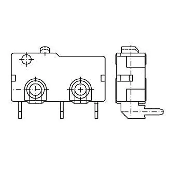 Honeywell PCB Mount Micro Switch SPDT 250 V AC Solder Pin Termination 100 mA, ZM10E50A01