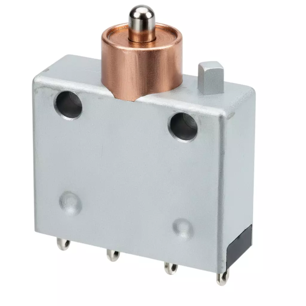 ITW SWITCHES Microswitch Pin Plunger Type, SPDT 10 A, 250 V AC and 24 ozf Operating Force, 65-201000