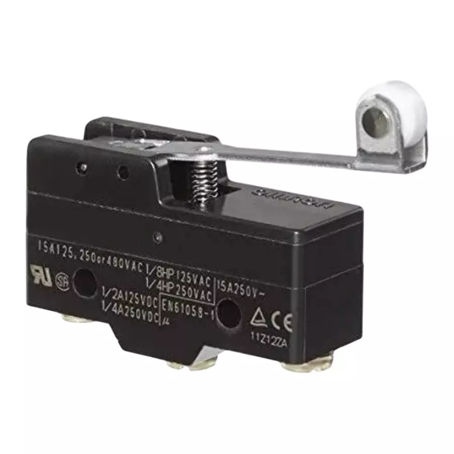 Sibass Electric SE-G Type Micro Switch Roller with Long Lever and CE Mark, SE-W2-B (Pack of 500)
